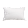 JEFF - Rectangular cushion 50x30 - White (no cover)