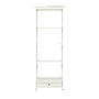 DAPHNEE - Bookcase L70 x H190 - Brushed white