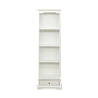 GLEN - Bookcase L58 x H180 - Brushed white