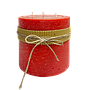 KOLIN - Scented candle DIAM.15 x H15 - Red