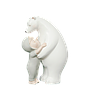 BANQUISE - Polar bear and little girl ornament - White
