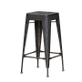 MEKA - Bar stool H75 - Vintage anthracite