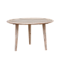 KAMPPI - Coffee table Diam.60 x H37 - Whitened acacia