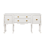 ELODIE - Console table L162 - Brushed white