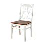 ALAN - Chair - Brushed white and Washed antic