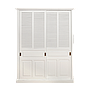MERRYL - Wardrobe L160 x H200 / Slidding doors - Brocante white