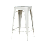 MEKA - Bar stool H75 - White