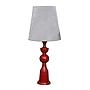 ALINE - Wooden lamp H71 - Shabby chinese red