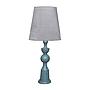ALINE - Wooden lamp H71 - Shabby stone blue