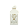 PORT-LOUIS - Metal lantern with LED light H23 - White
