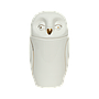 HIBOU - Resin owl figurine H21 - White