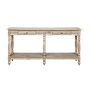 NIMES - Console table L160 - Whitened acacia