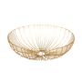 CORRIENTES - Metal fruit bowl diam.40 - Gold