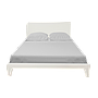 KELSEY - Double size bed 140x200 - White