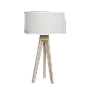 LOFOTEN - Table lamp H58 - Whitened acacia