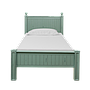 ALES - Single size bed 100x200 - Patina mint