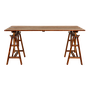 ARCHI - Adjustable Desk L170 x H75/95 - Washed antic