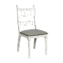 ORCHA - Chair - Brushed white and light grey cover