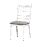 ORCHA - Chair - Brocante white and Light grey cover