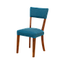 BLOIS - Chair - Washed antic and Light blue cover