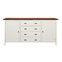 RINO - Sideboard L180 - Brushed white and Washed antic