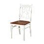 ALAN - Chair - Brocante white and washed antic
