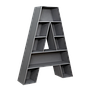 ALPHABET - Bookcase L130 x H165 - Pearl grey