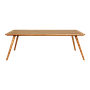 MATIJA - Dining table L220 x W100 - Natural acacia