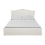 AGATA - King size bed 180x200 - Brushed white
