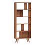 HELSINKI - Bookcase L75 x H190 - Washed antic