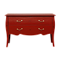 CLARCK - Chest of drawers L130 x H85 - Patina chinese red