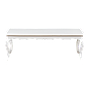 ELODIE - Coffee table L125 x H45 - Brocante white