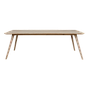 MATIJA - Dining table L220 x W100 - Whitened acacia