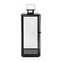 ZEI - Rectangular lantern H55 - Black