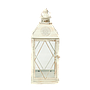 SOHANA - Metal lantern H44 - Patina ivory