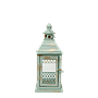 MALIKA -Metal lantern H27 - Vintage green