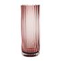 LAELIA - Glass vase Diam.12x31 - Purple Ruby