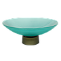 Glass fruit bowl Diam.35 x H14 - Green