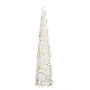LOHAN - Felt Xmas tree cone H80 - White