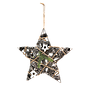 OKSANA - Hanging Xmas star 30 x 30 - Multicolor