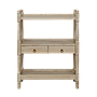BRIANA - Kitchen storage shelf L80 - Whitened acacia