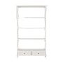DAPHNEE - Bookcase L110 x H190 - Brushed white