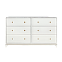 FELICITY - Chest of drawers L140 x H86 - Brocante white