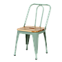 MARIUS - Kids chair / Seat H30 - Mint and Natural acacia
