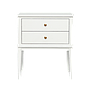 ALESSIO - Bedside table H65 - Brocante white