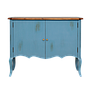 ELODIE - Sideboard L120 - Shabby stone blue and washed antic