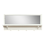 ATTAR - Coat rack with mirror L100 - Brocante white