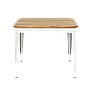 MARIUS - Kids table H50 - White and Natural acacia