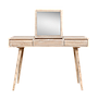 HELSINKI - Dressing table L115 x W48 - Whitened acacia