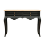 ELODIE - Console table L120 - Brocante black and Toffee